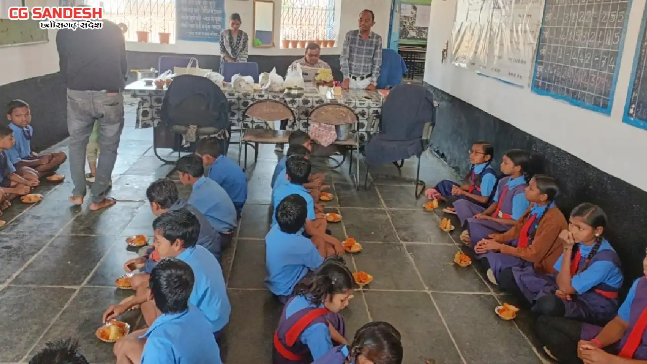 सरायपाली : शासकीय प्राथमिक शाला खम्हारपाली ,केन्दुमुड़ी एवं प... - CG Sandesh