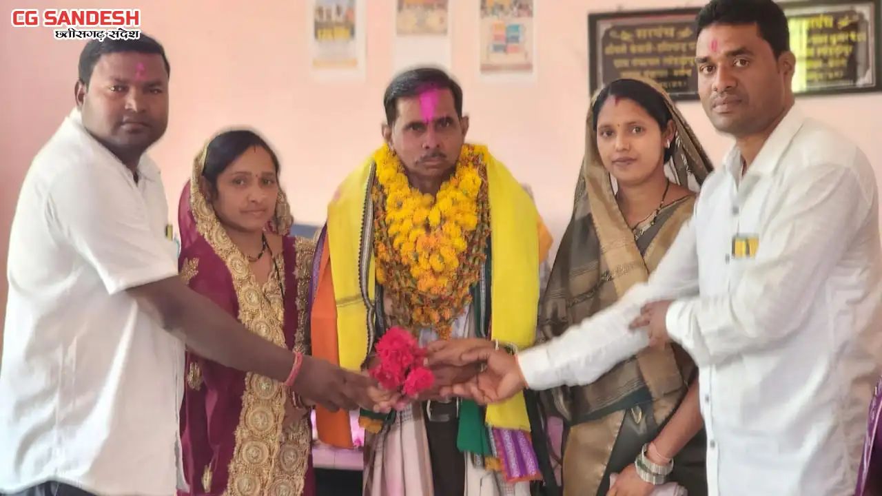 बसना : सचिव दासरथी बहेरा जी के सेवानिवृत होने पर दी गई भाववि... - CG Sandesh