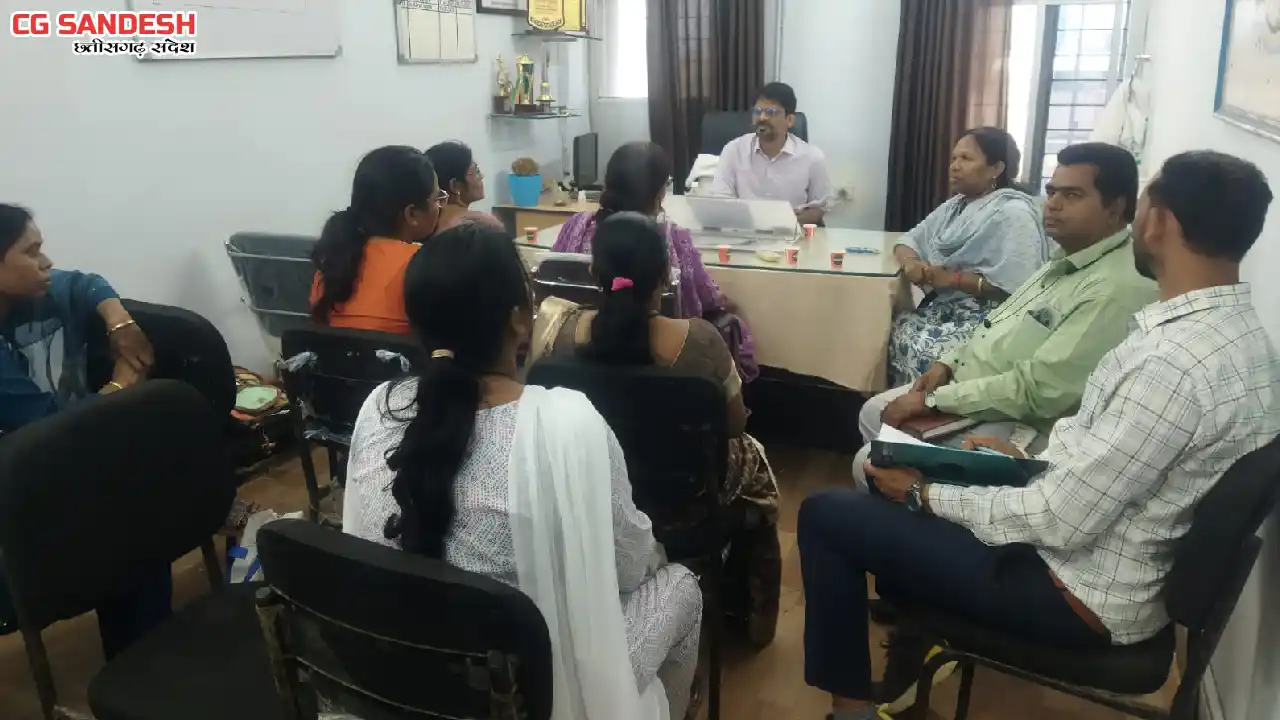 सरायपाली : स्वास्थ्य व महिला एवं बाल विकास विभाग की हुई संयु... - CG Sandesh