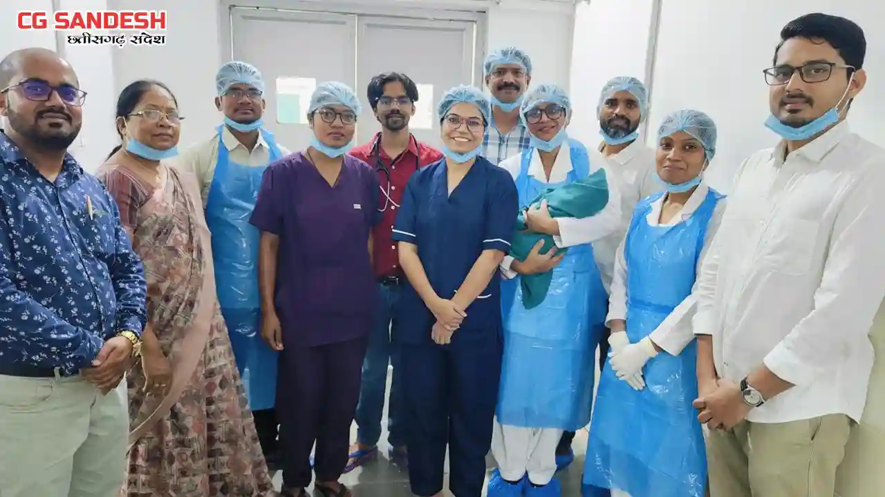 पिथौरा सीएचसी में फिर शुरू हुई सी-सेक्शन सुविधा, 4.3 किलो की... - CG Sandesh