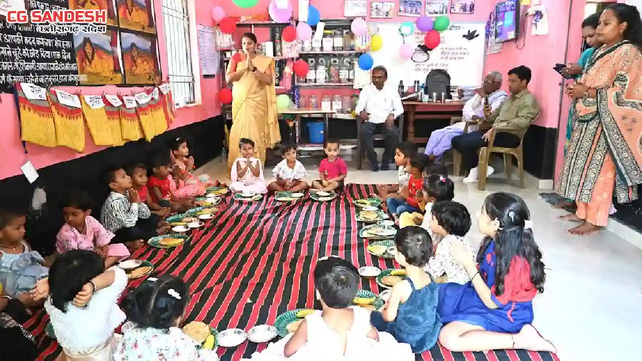 महासमुंद जिले में 345 न्योता भोज आयोजित, 6005 बच्चे हुए शामि... - CG Sandesh