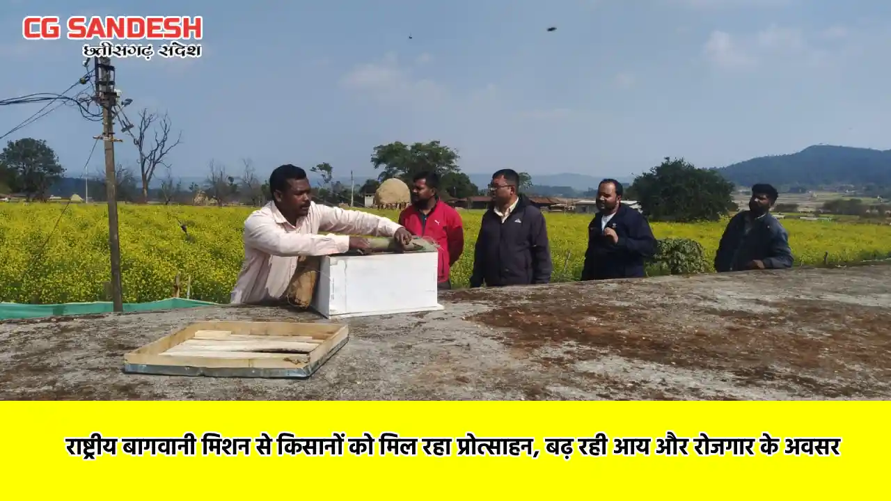 CG : कम निवेश, अधिक लाभ, मधुमक्खी पालन को बढ़ावा, 20 किसानों... - CG Sandesh