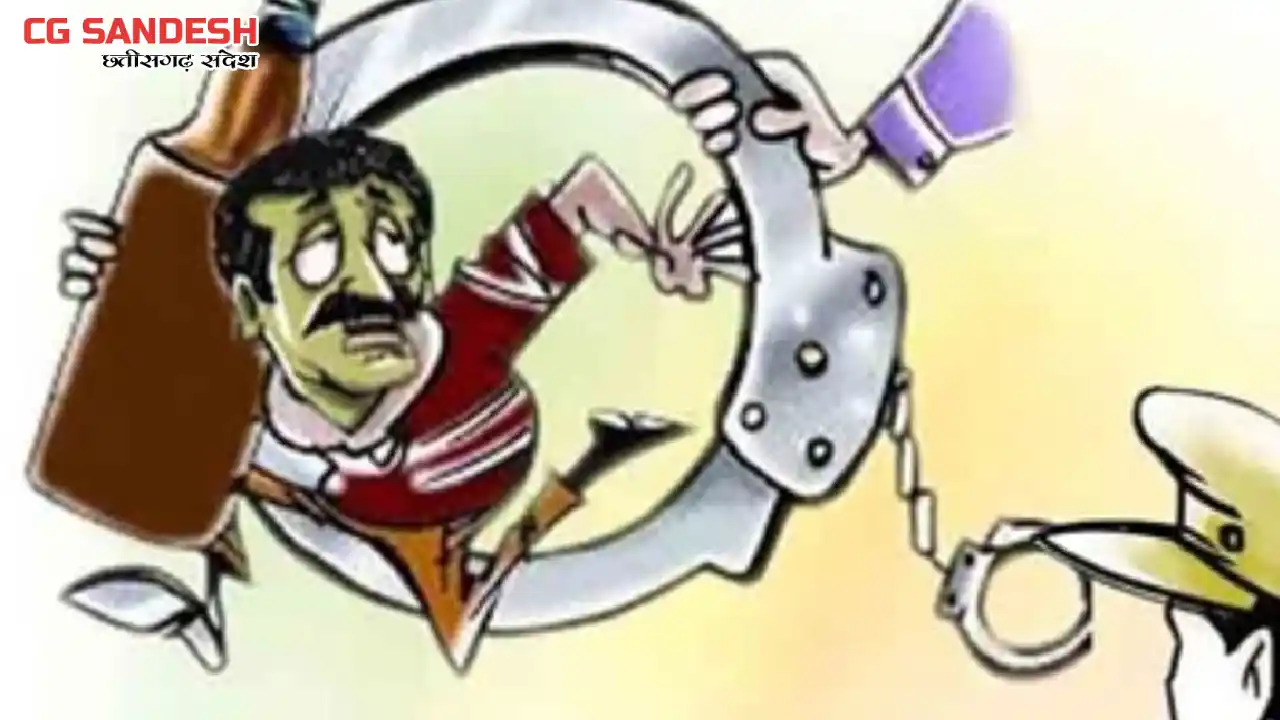महासमुंद : 25 पौवा देशी मसाला शराब का परिवहन करते पुलिस ने प... - CG Sandesh