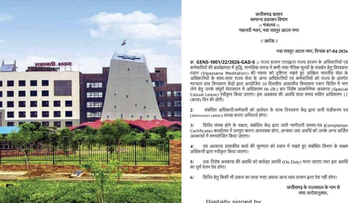 CG ब्रेकिंग : सरकार का बड़ा फैसला, कर्मचारियों को मिलेगी 12 द... - CG Sandesh