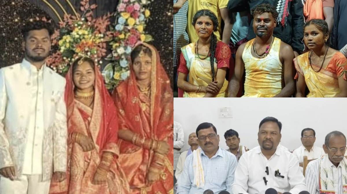 CG: एक दूल्हा-दो दुल्हनों की शादी मामले में बवाल, आदिवासी सम... - CG Sandesh