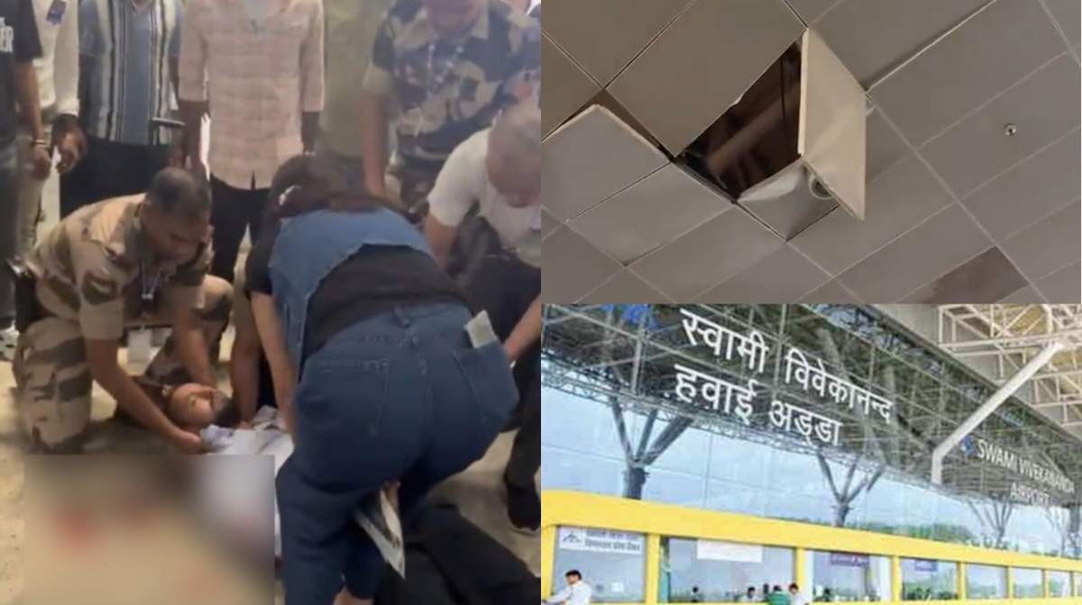 CG : रायपुर एयरपोर्ट में बड़ा हादसा, 30 फीट ऊंचाई से गिरा मज... - CG Sandesh