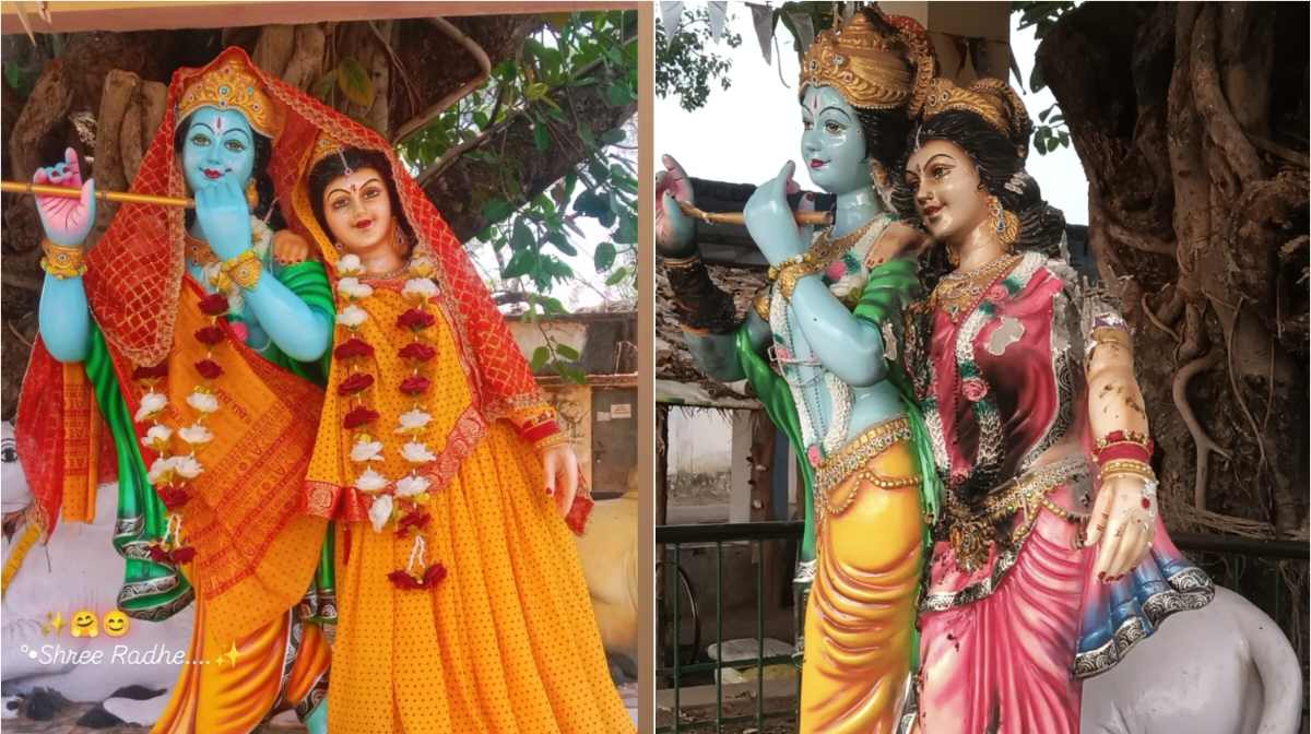 महासमुंद : असामाजिक तत्वों ने मंदिर में की तोड़फोड़, राधा-कृ... - CG Sandesh