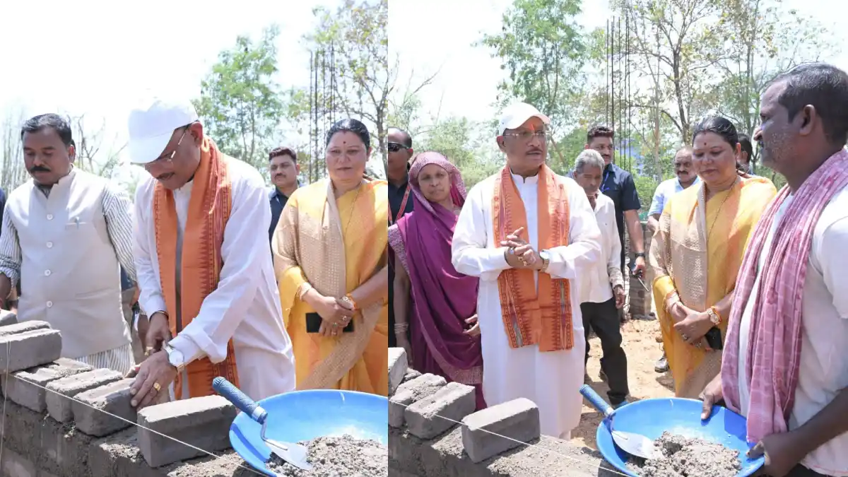 CG : मुख्यमंत्री ने पीएम आवास निर्माण का किया औचक अवलोकन, ईं... - CG Sandesh