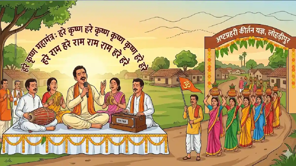 बसना : लोहड़ीपुर में अष्टप्रहरी कीर्तन नाम यज्ञ 14 मई को, भव... - CG Sandesh