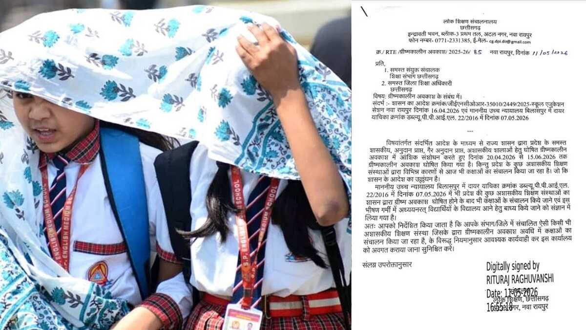 CG : गर्मी की छुट्टी में स्कूलों के संचालन पर सरकार सख्त, DP... - CG Sandesh