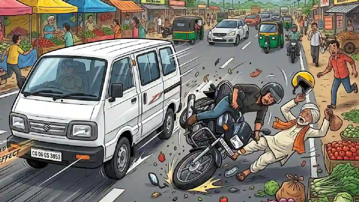 बागबाहरा : ईको वाहन की टक्कर से दो की दर्दनाक मौत - CG Sandesh