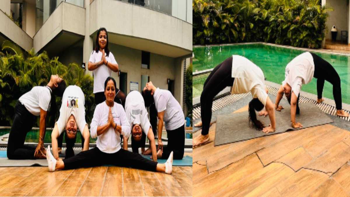 रायपुर : अंतरराष्ट्रीय योग दिवस पर सृष्टि इम्पीरियल में सामू... - CG Sandesh