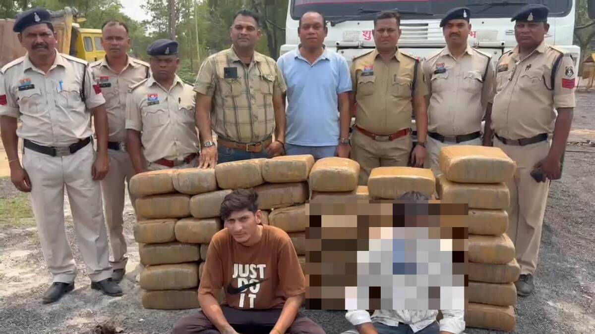 CG : पुलिस की बड़ी कार्रवाई, 1.45 करोड़ का गांजा जब्त, एक ना... - CG Sandesh
