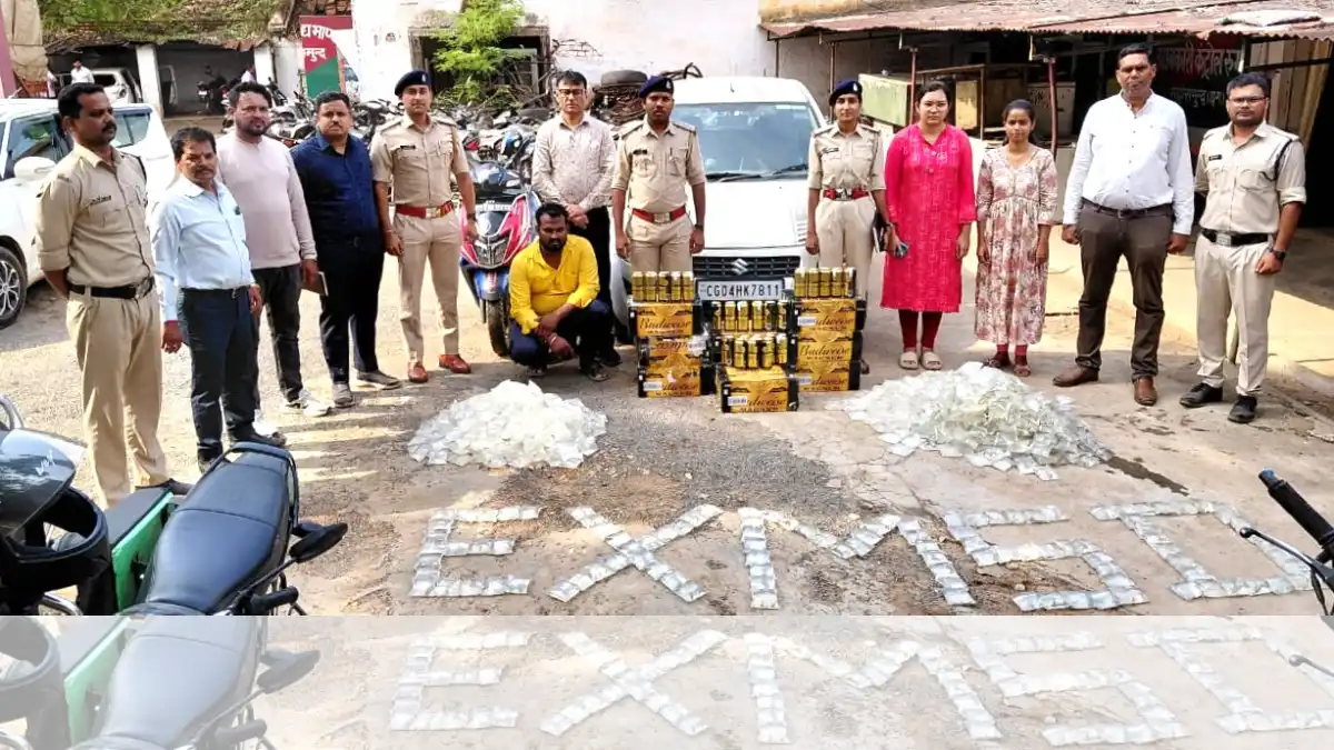 महासमुंद : अवैध शराब परिवहन पर आबकारी विभाग की कार्रवाई, 376... - CG Sandesh