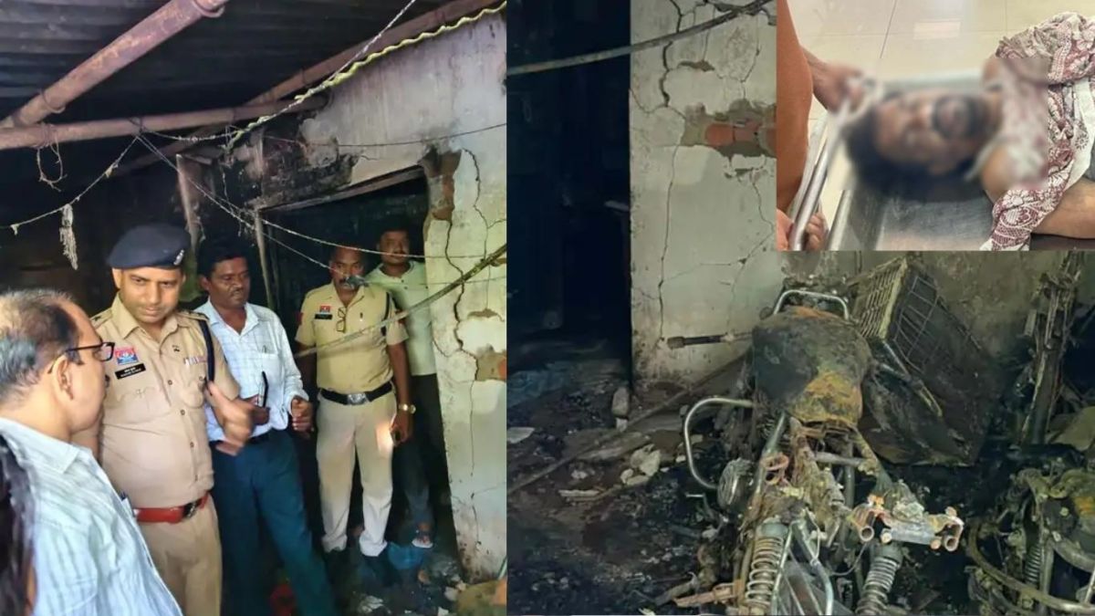 CG : घर में AC का कंप्रेसर फटने से लगी आग, दम घुटने से पिता ... - CG Sandesh
