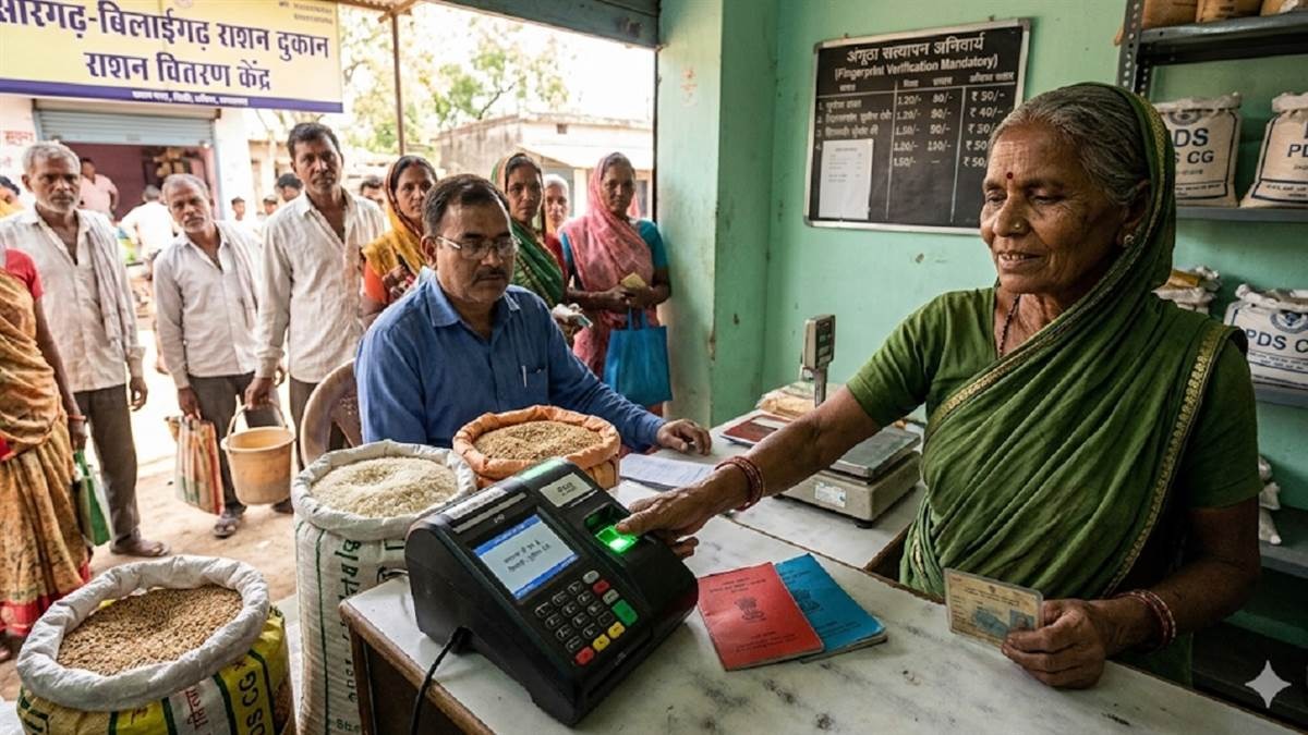  छत्तीसगढ़ में अब OTP से नहीं मिलेगा राशन, सिर्फ बायोमेट्रिक... - CG Sandesh
