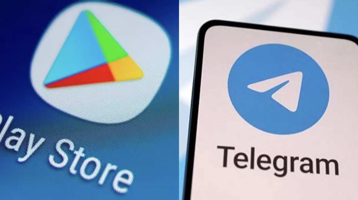 अस्थायी प्रतिबंध लगाने के बाद Google Play Store हटा टेलीग्रा... - CG Sandesh