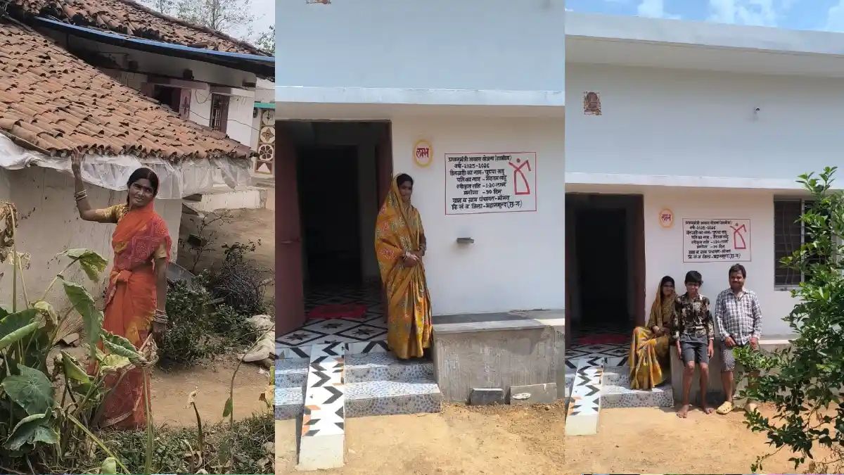 महासमुंद : कभी टपकता रहता था कच्चे मकान से पानी, पुष्पा साहू... - CG Sandesh