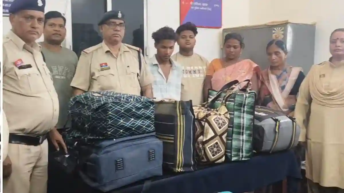 बिलासपुर व रायपुर में गांजा तस्करी पर बड़ी कार्रवाई - CG Sandesh