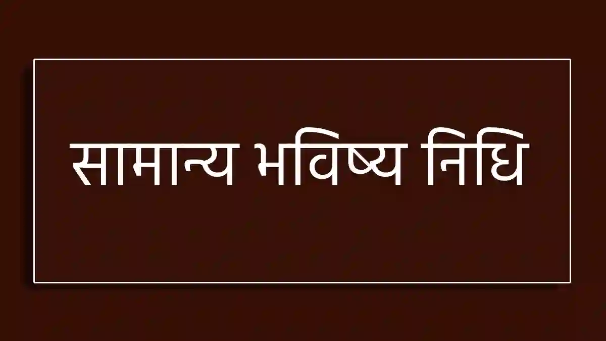 CG : अधिकारी-कर्मचारियों की सामान्य भविष्य निधि लेखा वेबसाइट... - CG Sandesh