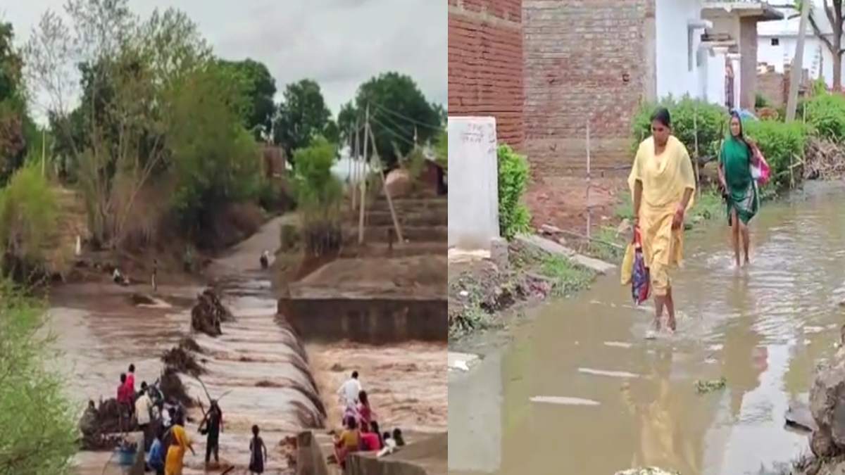 खैरागढ़: उफनती नदी में ट्रैक्टर उतारकर निकला किसान परिवार, व... - CG Sandesh