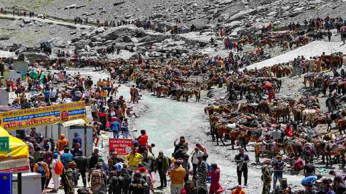 अमरनाथ यात्रा में उमड़ा आस्था का सैलाब, तीन दिनों में 56 हजा... - CG Sandesh