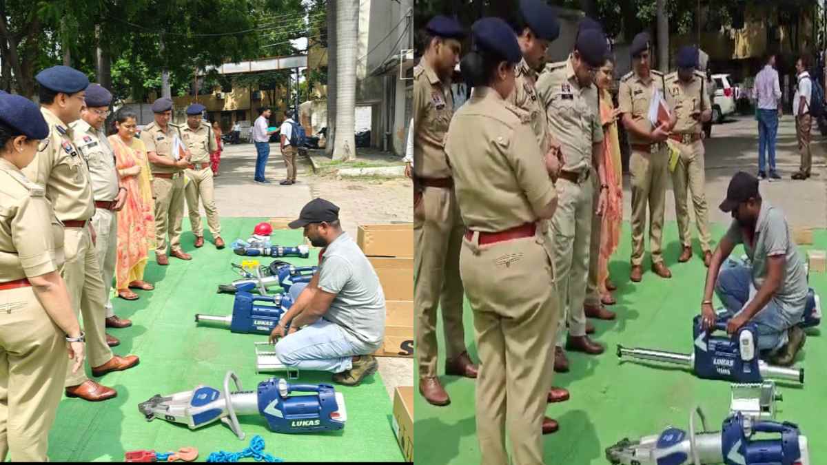 बिलासपुर यातायात पुलिस को मिला अत्याधुनिक हाइड्रोलिक रेस्क्य... - CG Sandesh