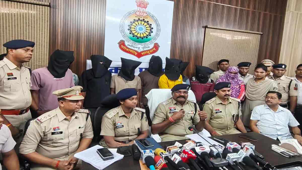 सक्ती में कथित सुपारी किलिंग का खुलासा, 9 आरोपी गिरफ्तार - CG Sandesh