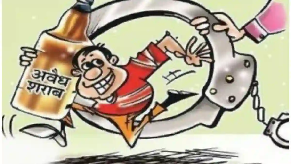 कोमाखान पुलिस ने नाकेबंदी कर पकड़ी अवैध शराब