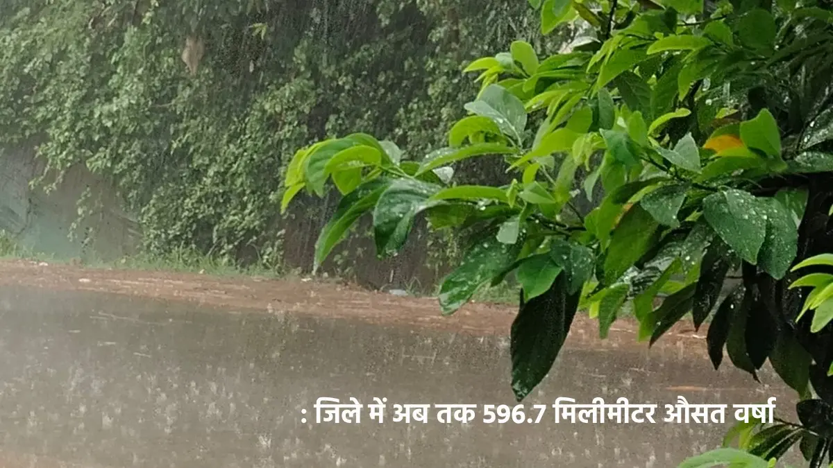 महासमुंद : जिले में अब तक 596.7 मिलीमीटर औसत वर्षा, सर्वाधिक वर्षा सरायपाली तहसील में