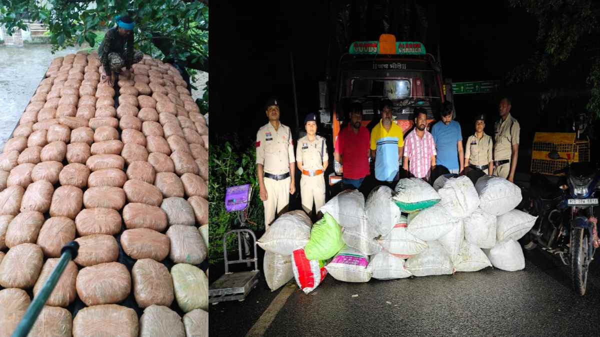गरियाबंद में 400 किलो गांजा जब्त, पांच आरोपी गिरफ्तार, 2 करो... - CG Sandesh