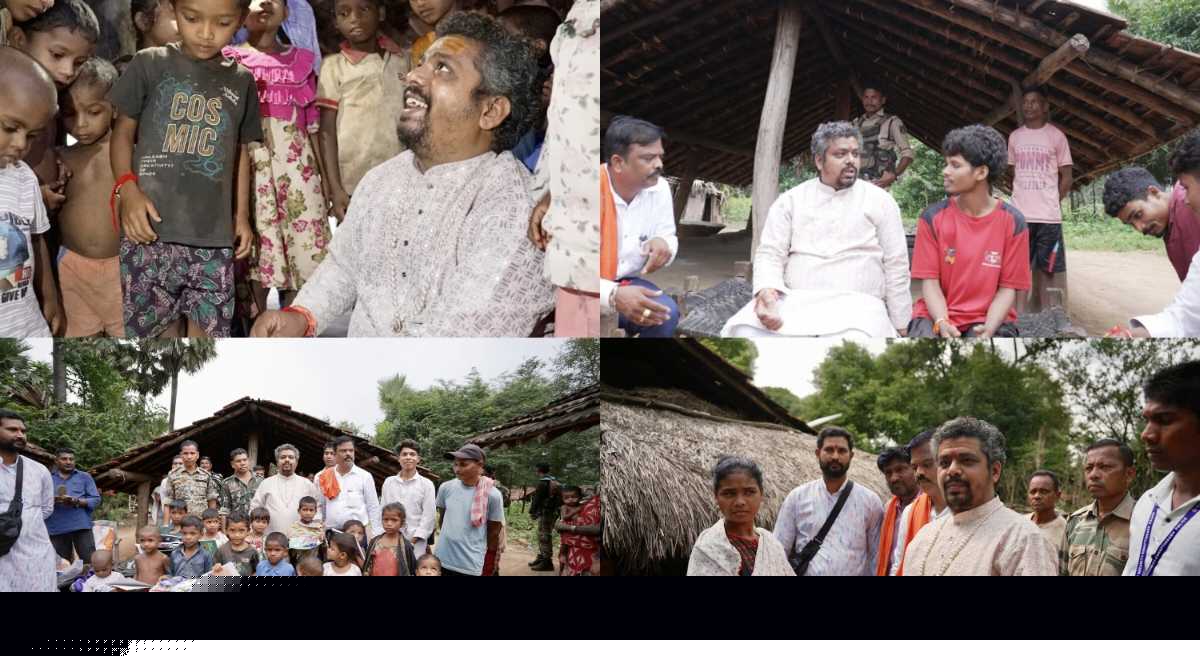 नक्सल हिंसा पीड़ित परिवारों से मिले डॉ. प्रेम साई गुरुजी, आर... - CG Sandesh