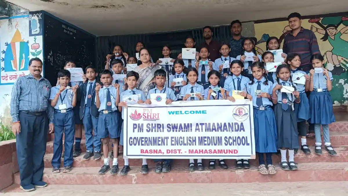पीएम श्री सेजेस बसना के कक्षा पाँचवीं के विद्यार्थियों ने सै... - CG Sandesh
