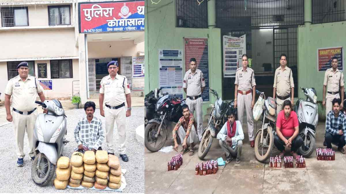 महासमुंद पुलिस की कार्रवाई: शराब और गांजा तस्करी पर शिकंजा, ... - CG Sandesh