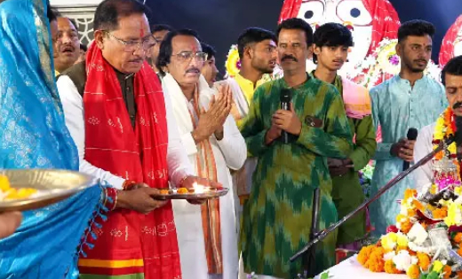 जगन्नाथ धाम पहुंचे CM विष्णु देव साय, श्रीमद् भागवत कथा में ... - CG Sandesh