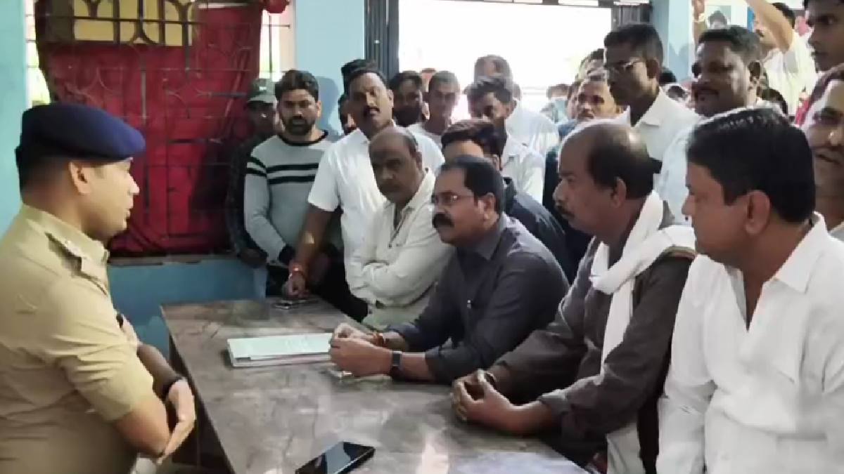 भाटापारा ग्रामीण थाने में विधायक इंद्र साव का धरना, पुलिस पर... - CG Sandesh