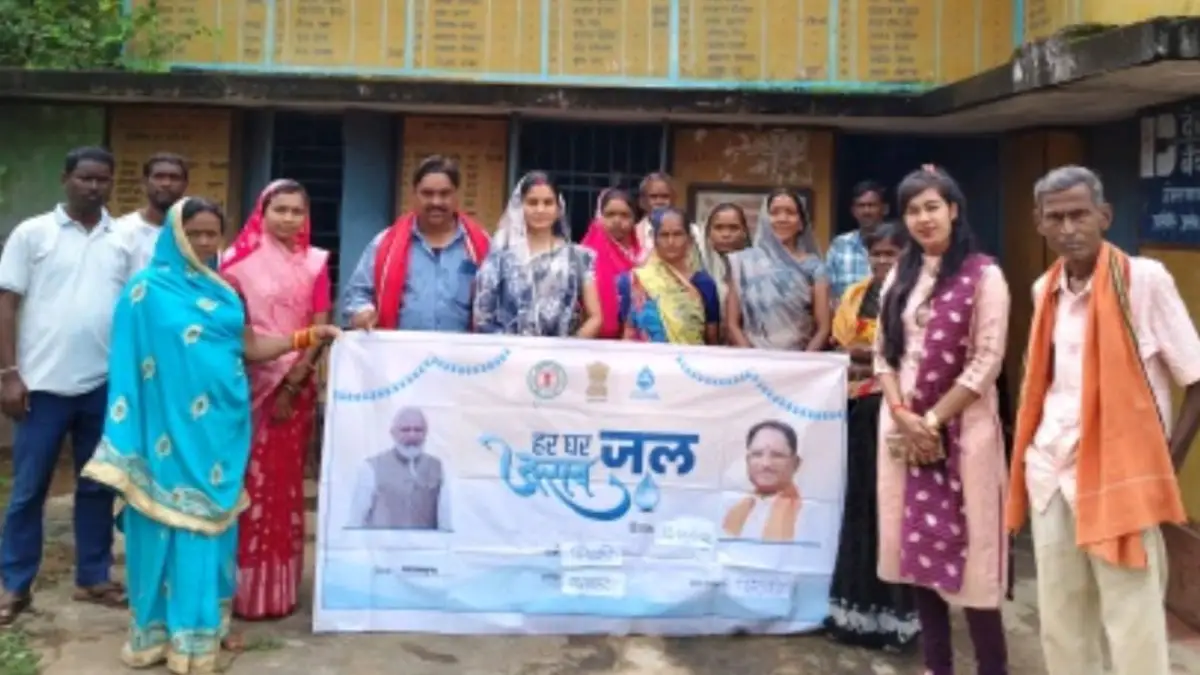 महासमुंद : ओडिशा सीमा से लगे आदिवासी बहुल गांव में जल जीवन मिशन ने आसान की पानी की राह