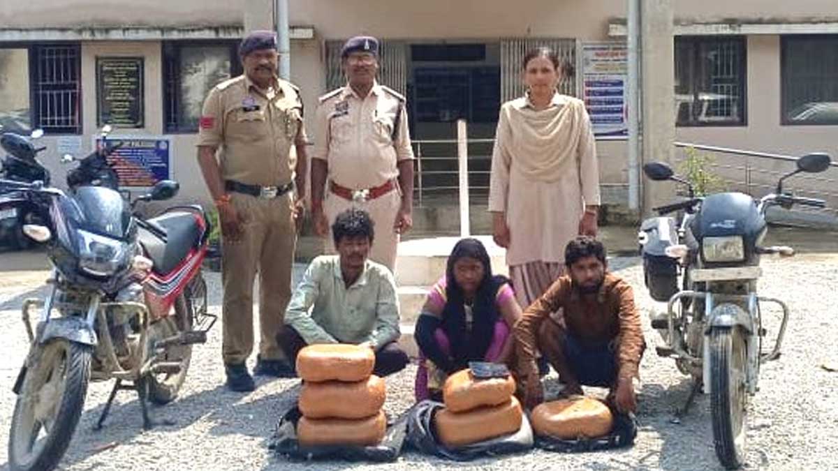 पति-पत्नि मिलकर कर रहे थे लाखो के गांजा की तस्करी, 27.260 कि... - CG Sandesh